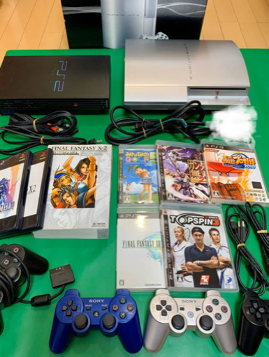 プレステ2/3 本体、コントローラー、ソフト付き