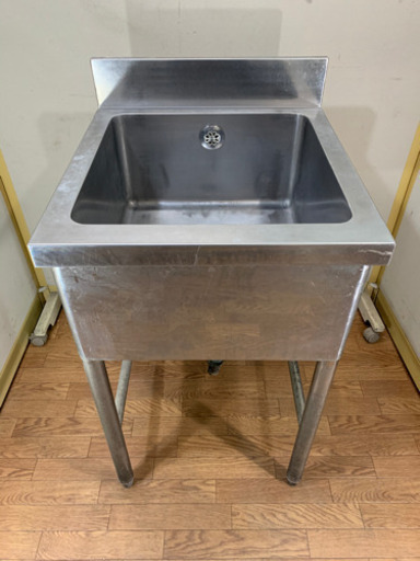 業務用　ステンレス　1層シンク流し台　W500xD530xH800mm