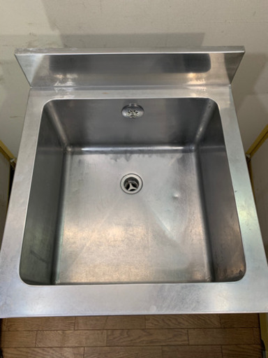 新品 [組立式] 業務用 ステンレス 1槽シンク（流し台 業務用　ステンレス　1層シンク流し台　W500xD530xH800mm