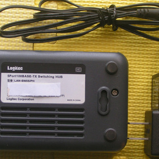 ４００円　ロジテック　スイッチングハブLAN－SW05/PH、５...