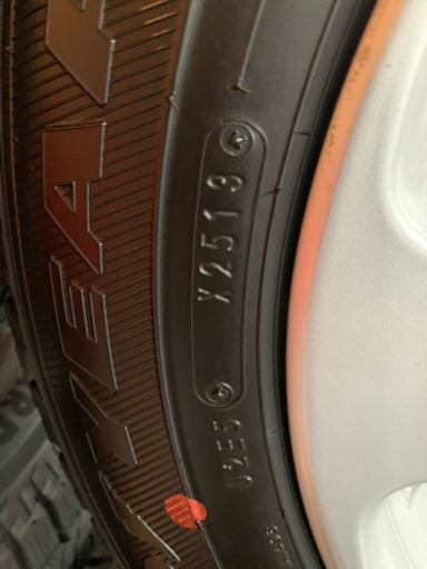 中古スタッドレスタイヤ&ホイールセット　155/80R13