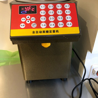 ガムシロップ定量機(美品