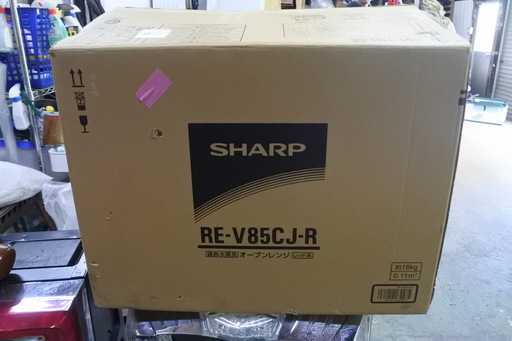 未使用 SHARP RE-V85CJ-R 過熱水蒸気 オーブンレンジ レッド系 シャープ 　和