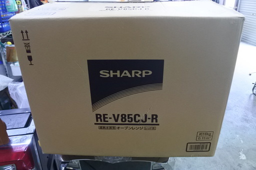 未使用 SHARP RE-V85CJ-R 過熱水蒸気 オーブンレンジ レッド系 シャープ