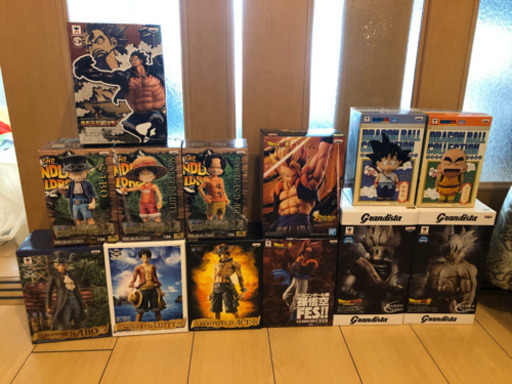 ドラゴンボール&ワンピース フィギュア 13点 おまけ付き