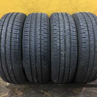 DUNLOP ENASAVE EC204 195/65R15 15インチ 夏タイヤ 4本 2018年製 バリ溝 ノア セレナ プリウス等　(TB152) クレジットカード QR決済可能