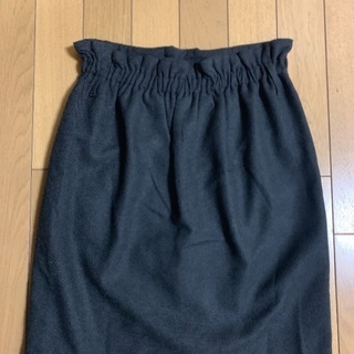 冬生地黒ミニスカートですの画像