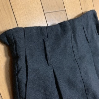 冬生地黒ミニスカートですの画像