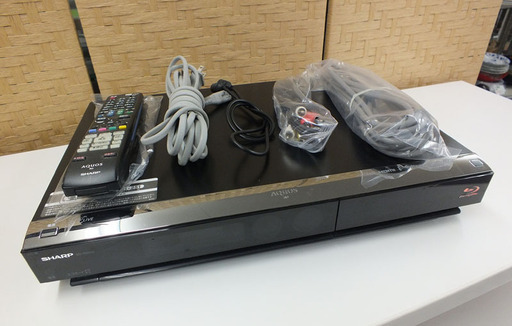 SHARP シャープ ブルーレイディスクレコーダー 2009年製 BD-HDW43 リモコン TV  動作品 訳あり
