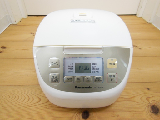 炊飯器　パナソニック　SR-MB101T　2014年製　通電確認済み
