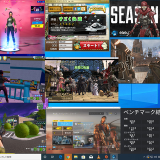 ゲーミングPC フォートナイト ﾚｲﾝﾎﾞｰｼｯｸｽｼｰｼﾞApex Win10の画像
