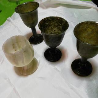 ガラス製　玉杯