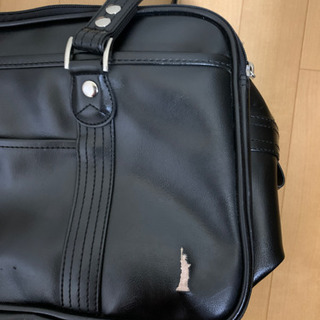 イーストボーイ・スクールバッグ黒合皮〈二層式〉 2209424の画像