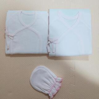 【新品未使用】新生児 短肌着 コンビ肌着　日本製　女の子