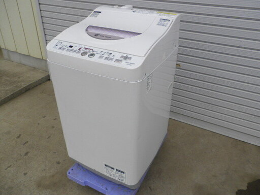 シャープ  全自動洗濯乾燥機　６㎏  ES-TG60L２０１３年 無料配送（つくば市から２０キロまで