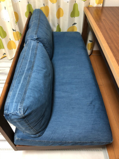 unicoダイニングソファ&ニトリ、コタツ付きダイニングテーブル