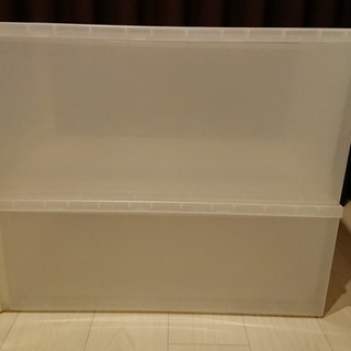無印良品　衣装ケース(引出式　大)×2個の画像