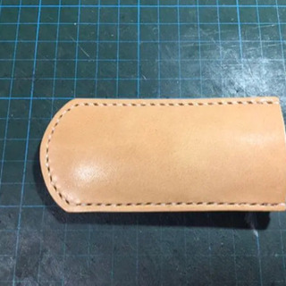 38、レザースキレットカバー製作体験教室博多の画像
