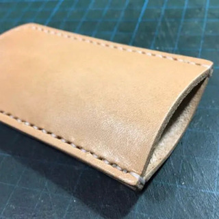 38、レザースキレットカバー製作体験教室博多の画像