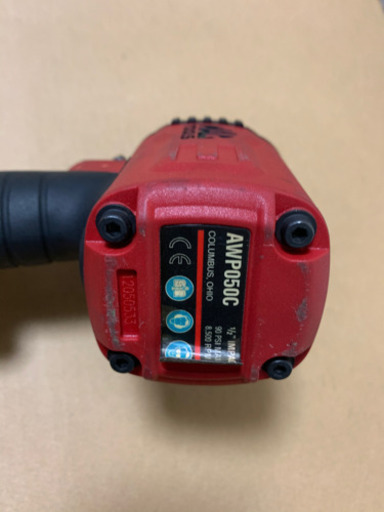 【別サイトで取引済み】【エアツール】マックツール MACTOOLS 1/2 エア インパクト AWP050