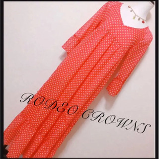 ご購入者様決定［RODEO CROWNS］シフォンドットロングワ...