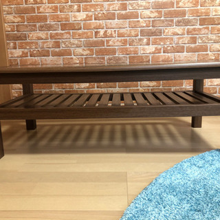 千円OFFしました💁‍♀️強化ガラステーブルの画像