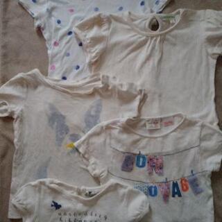 babyGap、ZARAbaby、プチジャム他　Tシャツ　5枚セット