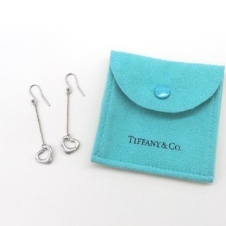 本物 ティファニー TIFFANY オープンハート ドロップ ピ...