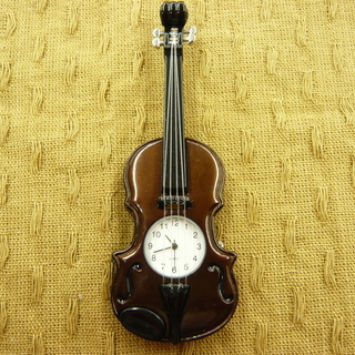 ミニチュア クロック コレクション Miniature Clock Collection 置時計 バイオリン 西岡店の画像