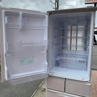 2017年製 SHARP シャープ 412L冷蔵庫 プラズマクラスター どっちもドア