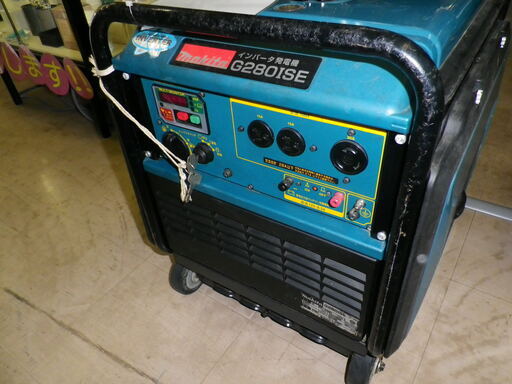 【不動品】参考定価¥380,600円 Makita マキタ インバータ発電機 発電機 G280ISE セルスタータ式 インバータ制御 