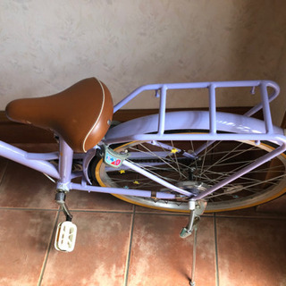 24インチ女の子用自転車の画像