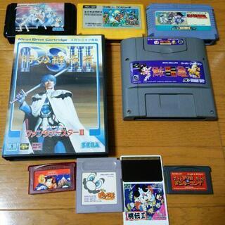 レトロゲームソフト各種譲って下さい。