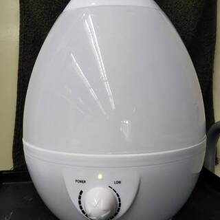 超音波加湿器　しずく型　LEDライト付き