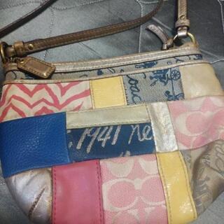 ⭐COACH⭐パッチワーク柄ショルダーバッグ⭐の画像