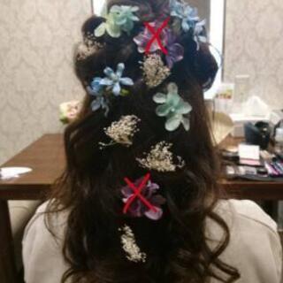 【美品】オーダーメイド　髪飾りの画像