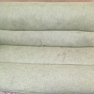 布製ソファ(緑色) ３点セット
