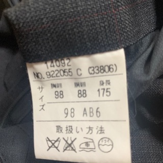 メンズスーツ①の画像