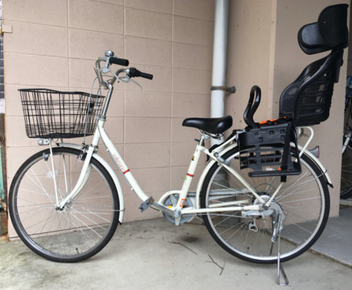 26インチ　子乗せ自転車　四段変速
