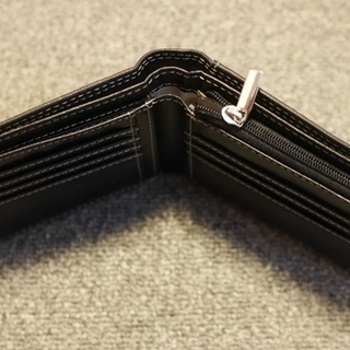 2つ折り財布（黒）の画像