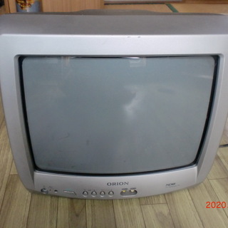 14インチ　オリオン製　ブラウン管テレビ　リモコンなし　持参します