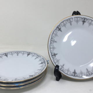 Noritake(ノリタケ)シルバーゲート 中皿 4枚