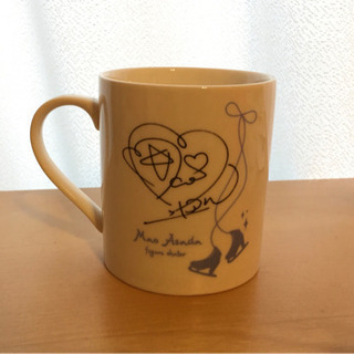 浅田真央　マグカップ　サインプリント