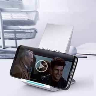 NANAMI Qi ワイヤレス急速充電器 Quick Charge 2.0/3.0 qi 充電器 置くだけ充電 Qi認証済み 2コイル の画像