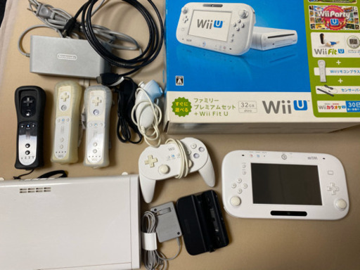 WiiU本体 コントローラー ヌンチャク セット 美品