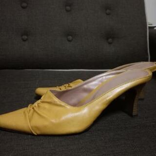 👠素敵なカラシ色のミュール Lサイズ👠の画像
