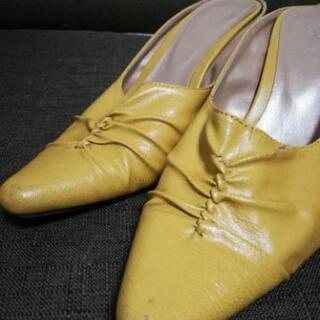 👠素敵なカラシ色のミュール Lサイズ👠の画像