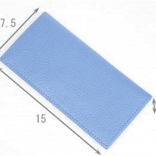 【新品・未使用】牛革使用：カード１２枚収納　２つ折りカードケースの画像