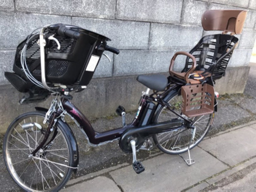 L6B電動自転車C03?ブリジストンアンジェリーノ?長生き８アンペア?‍♂️?紫色