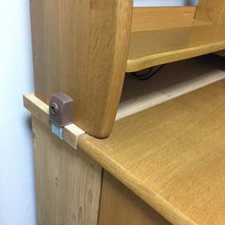 譲り先が見つかりました★美品★ワイドで2段棚の学習机→高校・大学になっても！の画像